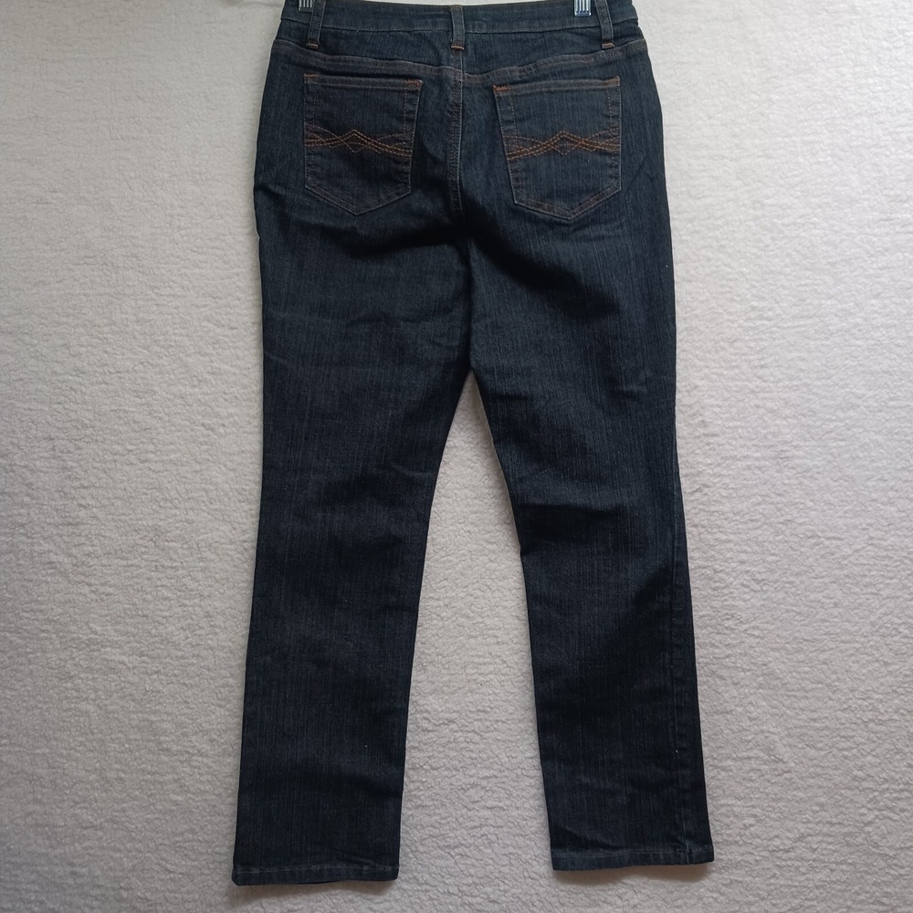 St John's Bay Women's Dark Wash Blue Denim Jeans Size‎ 10s 31x30 - Picture 9 of 12